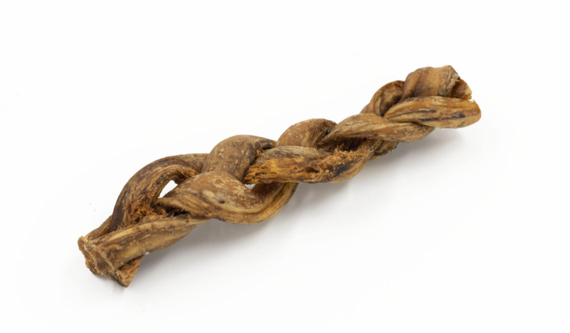 Bully stick de buffle tressé 6 po