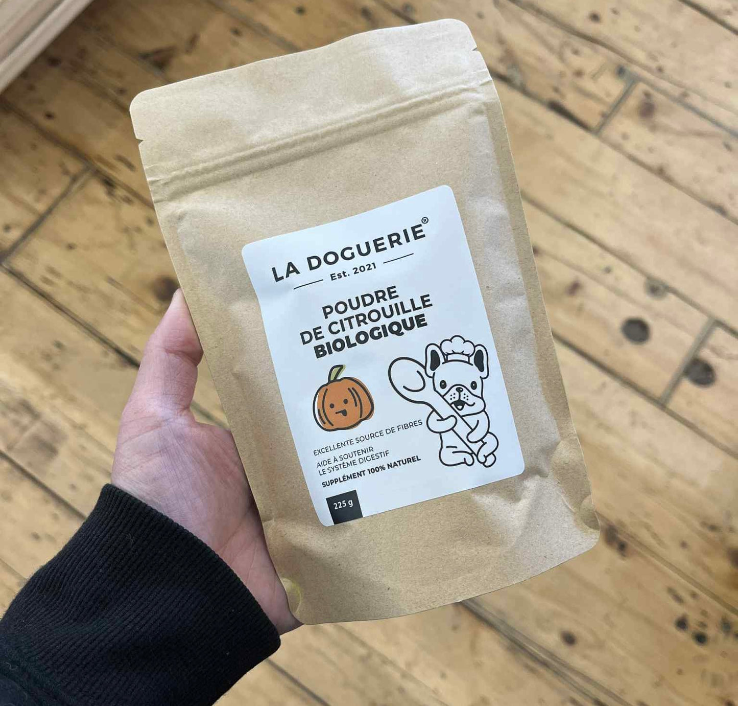 Supplément poudre de citrouille biologique La doguerie ®