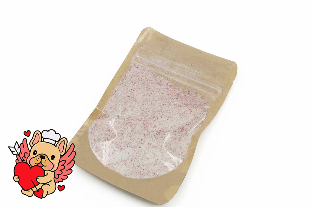 Lait de chèvre en poudre avec probiotiques & enzymes digestives framboise lyophilisé - La doguerie ®