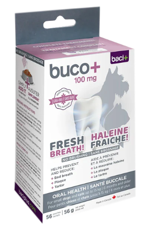 Supplément contre la mauvaise haleine, le tartre et la plaque | Chiens moins de 33 lbs - BACI +