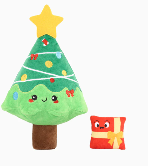 Peluche Arbre et cadeau- Noël 2025