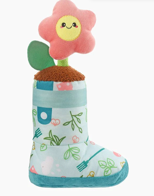 Peluche avec couineur botte de pluie