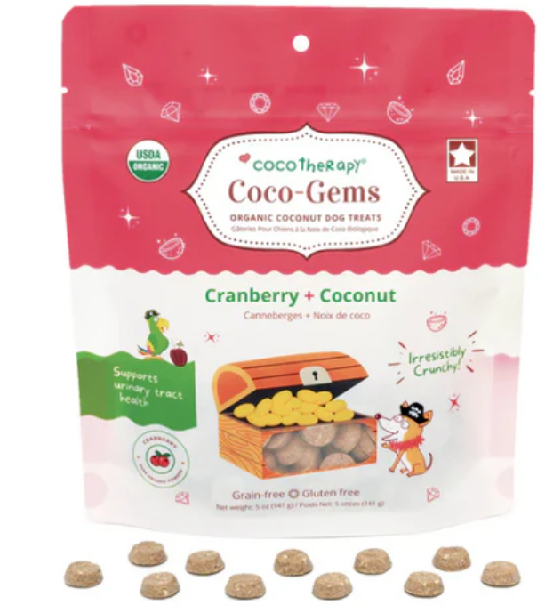 Gâteries croquantes Canneberge & Noix coco - Cocotherapy