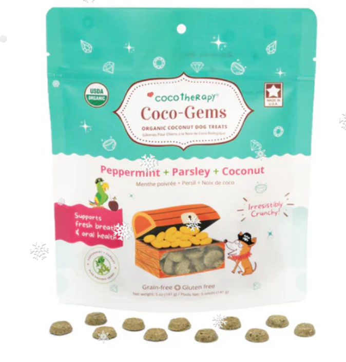 Gâteries croquantes Coco menthe & persil - Cocotherapy