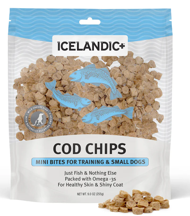 Petites Croustilles de morue pour l'entraînement Icelandic+