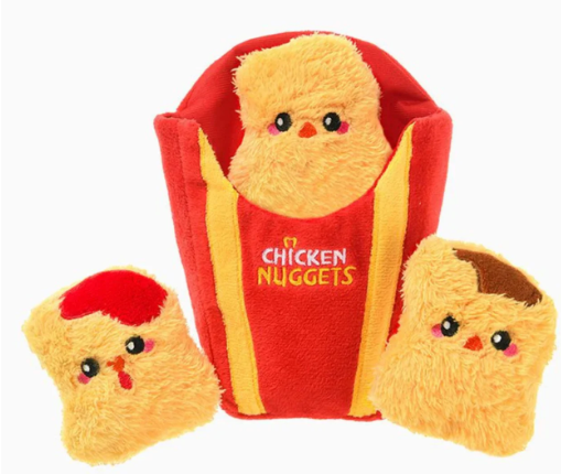 Peluche interactive - Croquettes de poulet