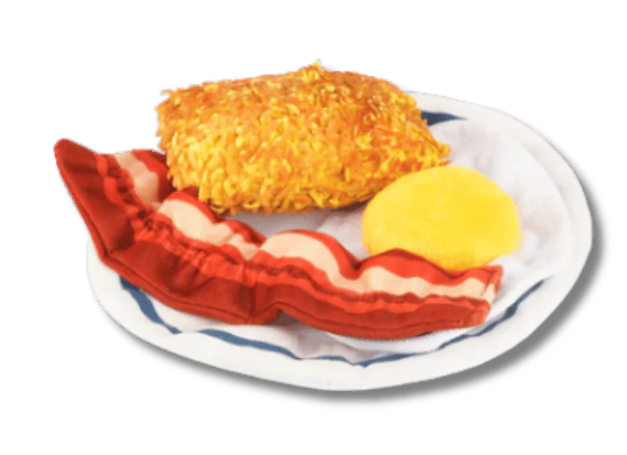 Peluche interactive assiette dej