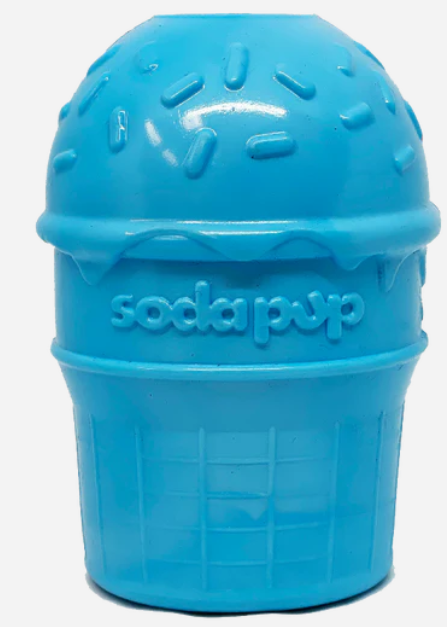 Jouet interactif durable cornet de crème glacée - SodaPup - Boutique estivale 2024