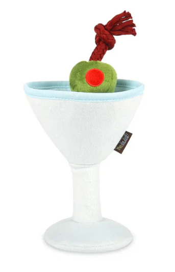 Peluche interactive avec couineur martini- Boutique estivale 2024