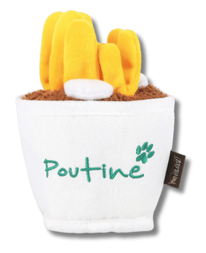 Peluche interactive poutine