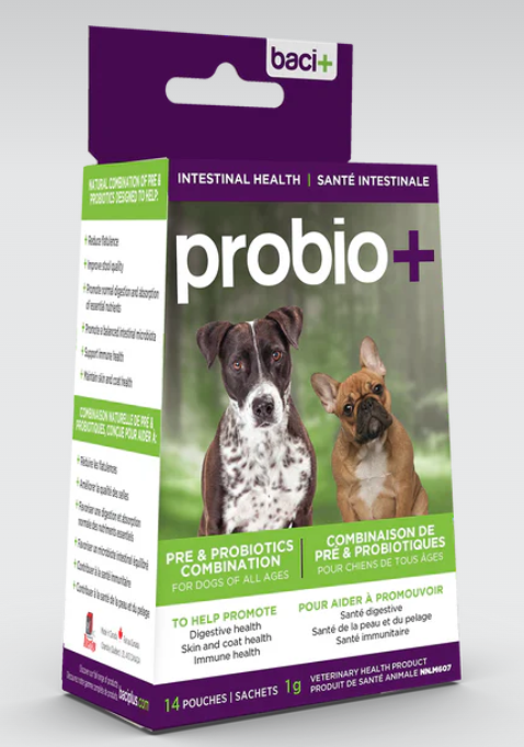 Pré et probiotiques • Prévention et maintien d’une santé intestinale optimale | Chiens - BACI +