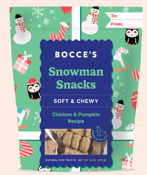 Gâteries tendres Snowman snacks- Noël 2025