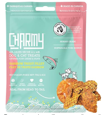 Gâteries truite séchée à l'air froid