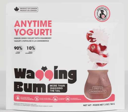 Gâterie yogourt et canneberges lyophilisée