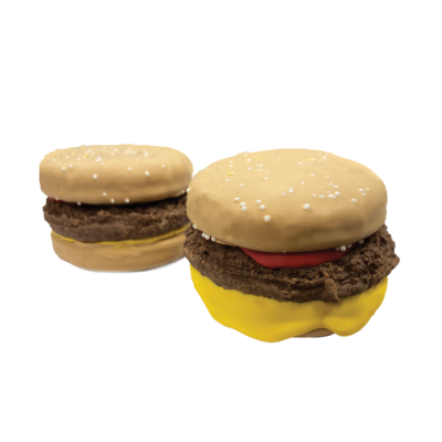 Biscuit cheeseburger 3D