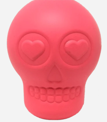 Jouet interactif tête de mort rose - SodaPup - Automne & Halloween 2025