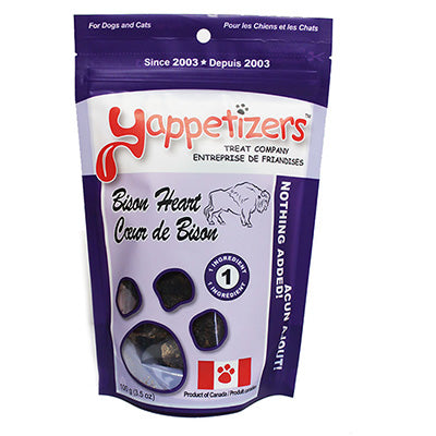 Gâteries cœur de bison Yappetizers