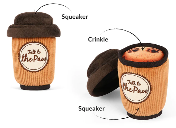 Peluche interactive café