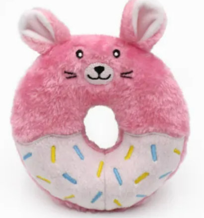 Peluche beigne lapin