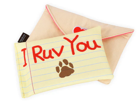 Peluche interactive lettre d'amour