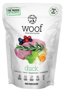 Gâteries naturelles lyophilisées au canard