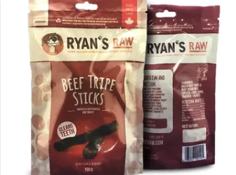 Bâtonnets fumés de tripe de boeuf