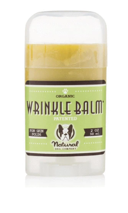 Baume pour les plis du visage Wrinkle Balm® Natural Dog Company (plusieurs grandeurs)