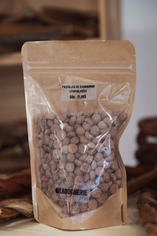 Pastilles lyophilisées kangourou - La doguerie ®