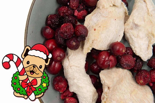 Mélange lyophilisé dinde & canneberge  - La doguerie ® Noël 2025
