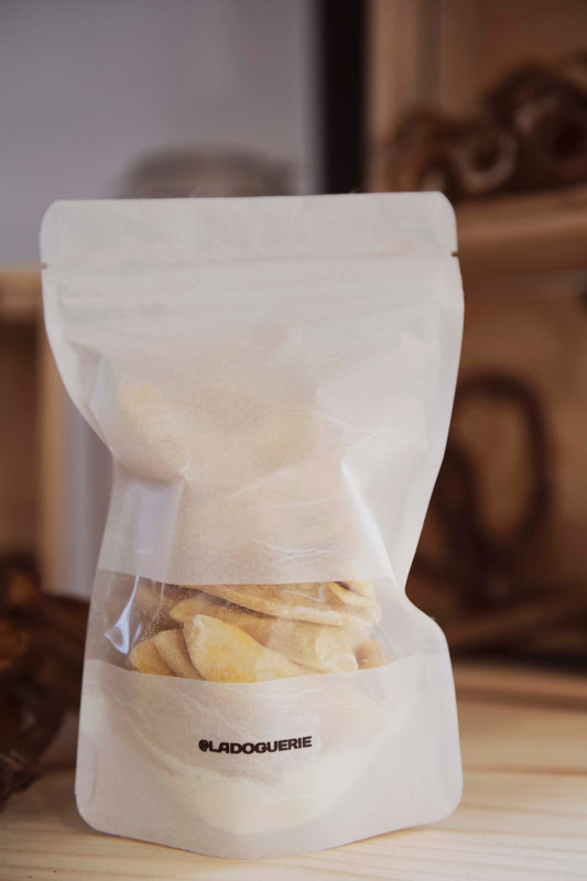 Mélange lyophilisé pêche et lait de chèvre - La doguerie ®