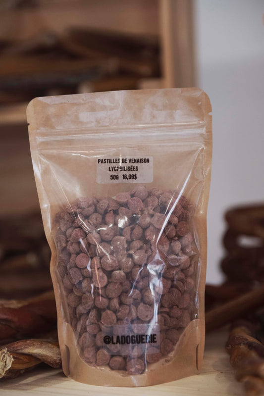 Pastilles lyophilisées venaison - La doguerie ®