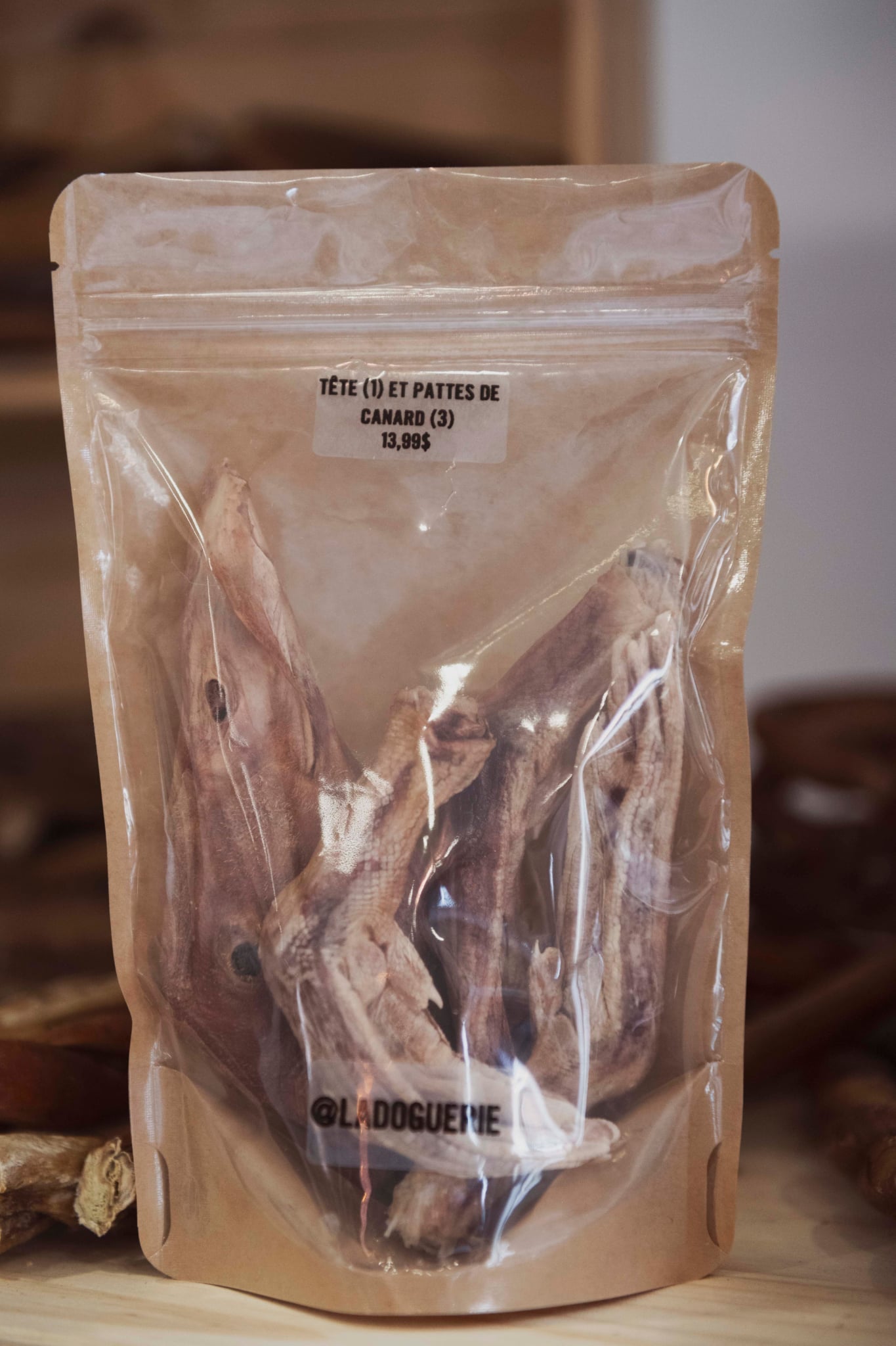 Tête & pattes de canard lyophilisées - La doguerie ®