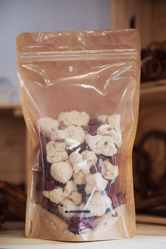 Mélange lyophilisé à côté de legumes- La doguerie ®