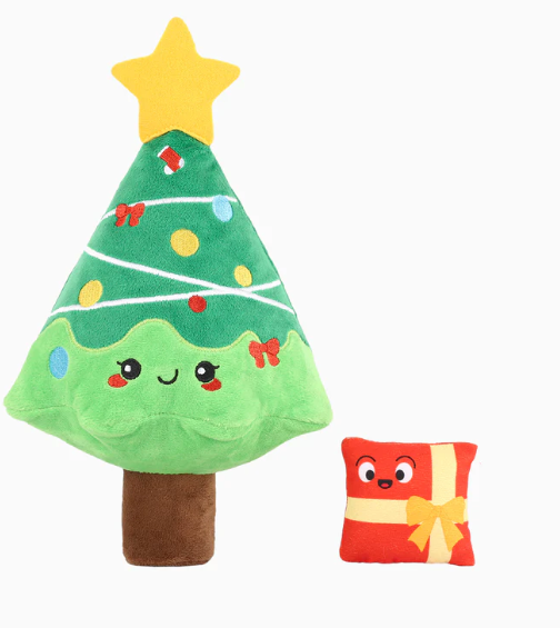 Peluche Arbre et cadeau- Noël 2024