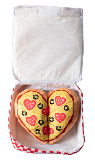 Peluche interactive - Boîte de pizza - Saint-Valentin