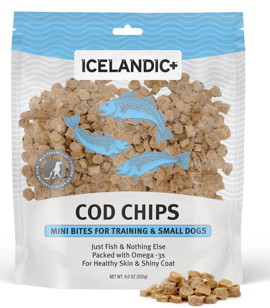 Petites Croustilles de morue pour l'entraînement Icelandic+