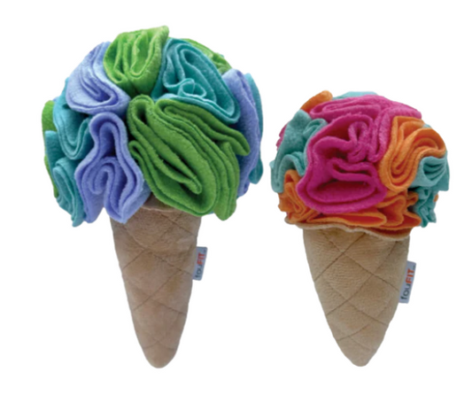 Peluche interactive crème glacée (plusieurs grandeurs) - Boutique estivale 2024