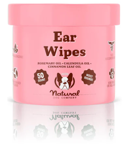 Lingettes pour les oreilles Natural Dog Company