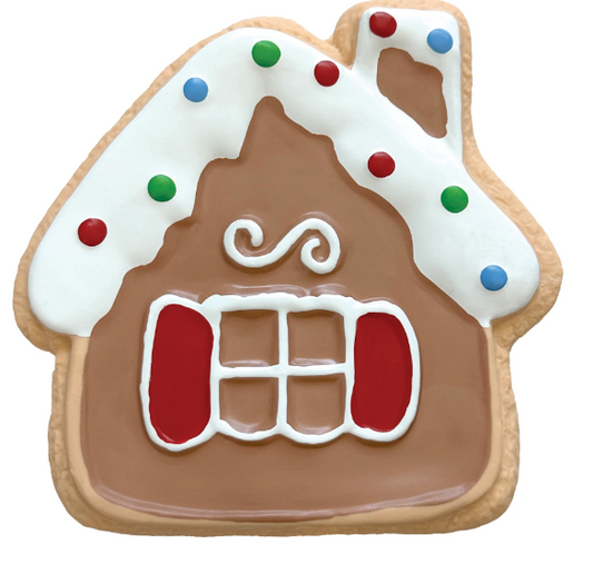 Jouet en latex Biscuit de Noël Maison épices - Noël 2024