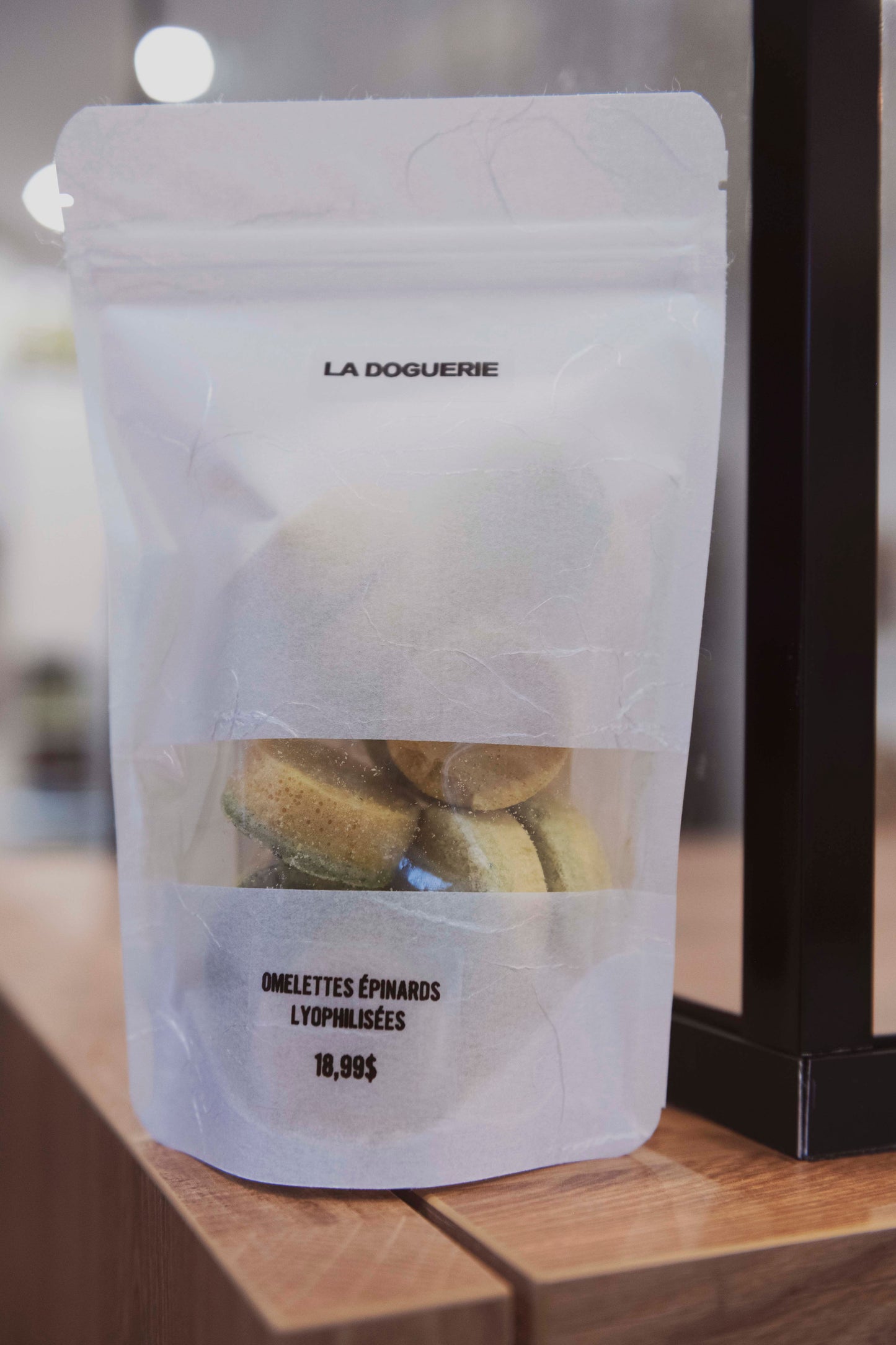 Omelette lyophilisée canard, épinard et lait de brebis - La doguerie ®