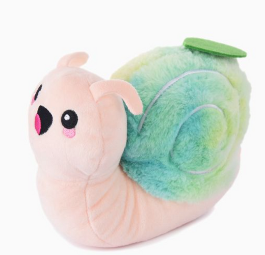 Peluche avec couineur escargot