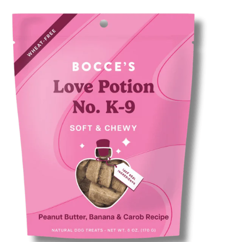 Gâteries tendres Potion beurre d'arachide et banane- Saint-Valentin