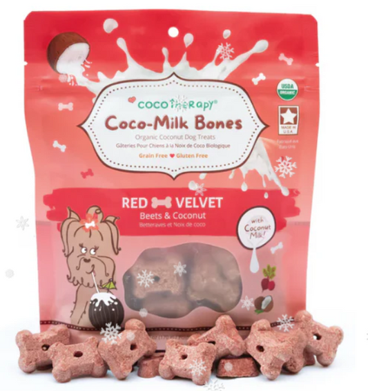 Gâteries croquantes Red Velvet -Betterave & Noix coco - Cocotherapy