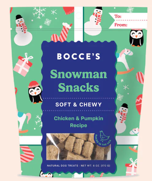 Gâteries tendres Snowman snacks- Noël 2024