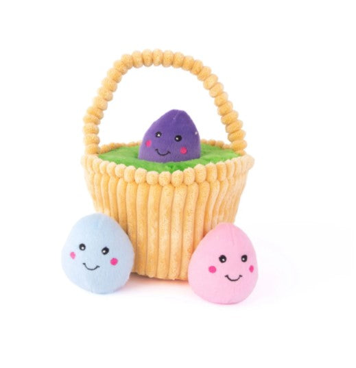 Peluche interactive panier d'œufs de Pâques - Pâques & printemps