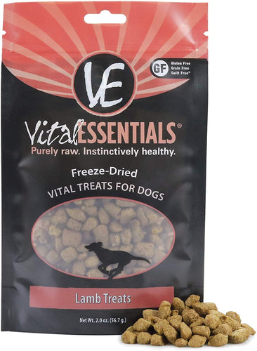 Gâteries lyophilisées bouchées d'agneau Vital essentials