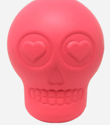 Jouet interactif tête de mort rose - SodaPup - Halloween 2023