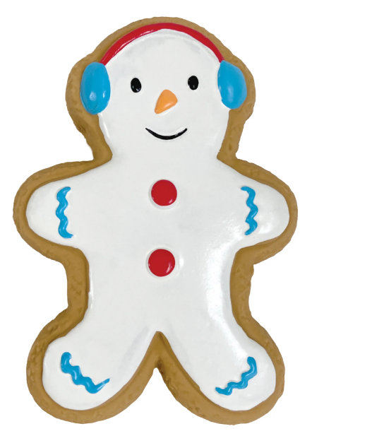 Jouet en latex Biscuit de Noël bonhomme de neige - Noël 2024