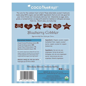 Gâteries croquantes noix de coco et bleuets Cocotherapy