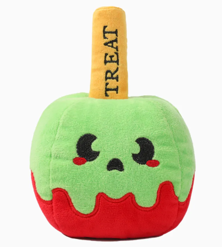 Peluche pomme au caramel - Boutique Automne & Halloween 2025